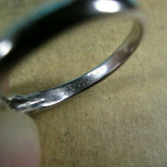 Tiffany & Co Certified Lucida Diamond Engage.Ring E-VS2 Square-Cut Platinum.30ct - Picture 7 of 8